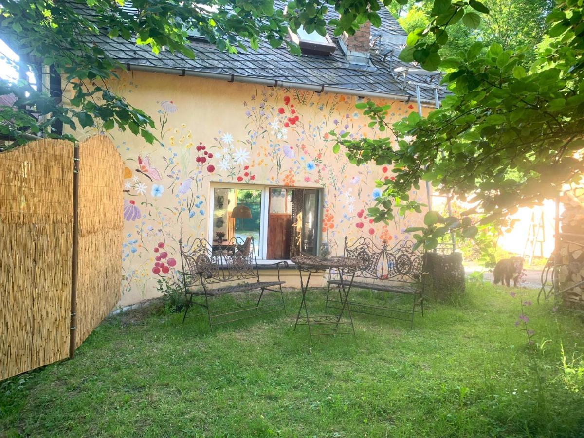 Апартаменты Kleine Kunstremise Mit Holzofen Burg Freienfels Weinbach Экстерьер фото